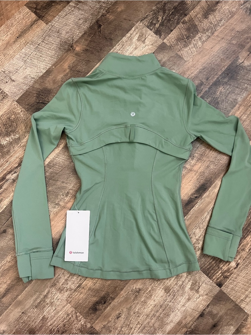 lululemon athletica Desert Green Full-Zip Define Jacket Nulu - Picture 10 of 13